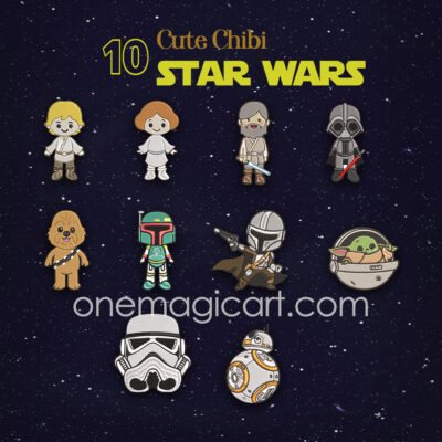 10 chibi star wars embroidery pattern