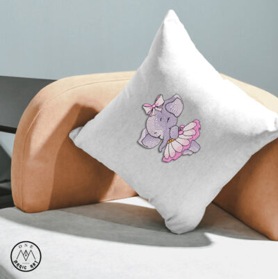 embroidery  machine adorable baby elephant Pattern - Digital Download for boy and girl - Image 4