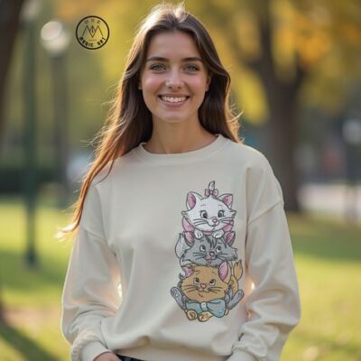 Marie aristocat high detailed colors patterns for machine embroidery pattern - Image 2