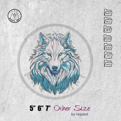 Winter Ice wolf